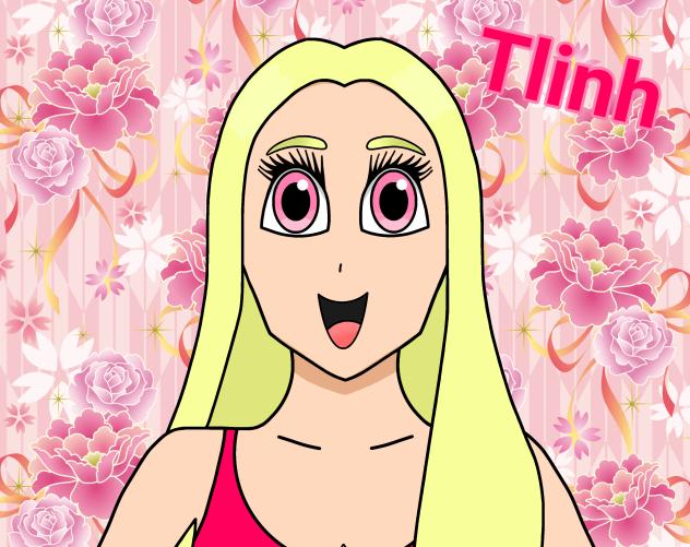Tlinh in anime!