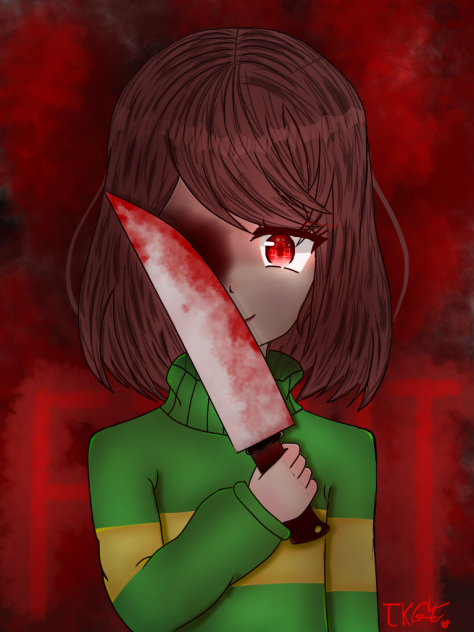 Undertale Speedpaint. (Chara)