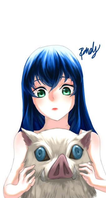 inosuke in girl💙