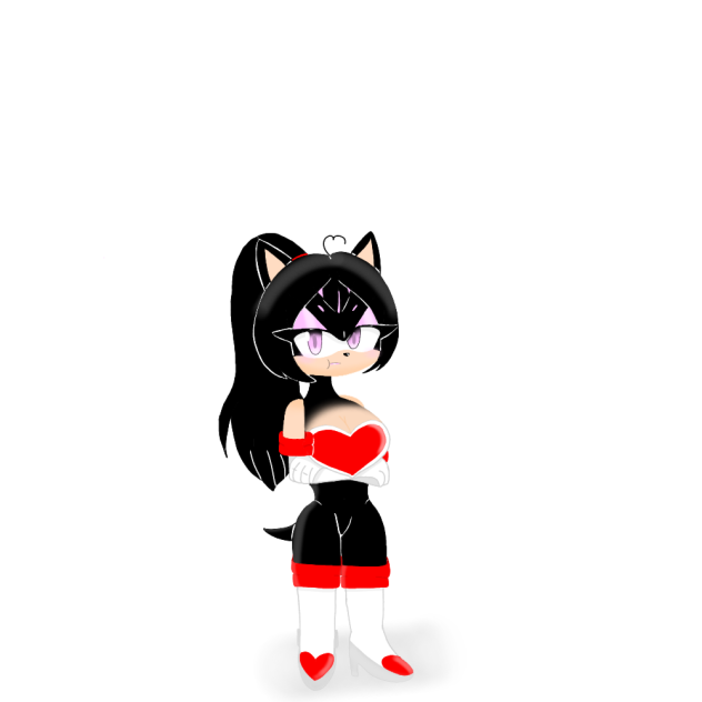 Sombra in a Rouge outfit