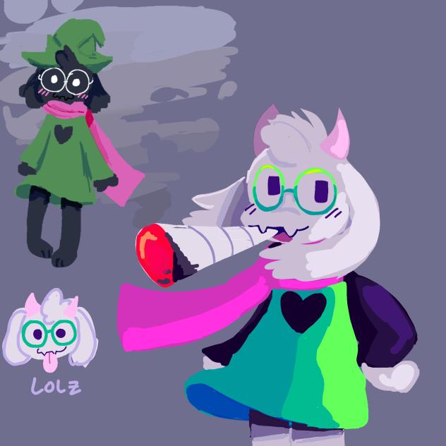 Ralsei doodles loll