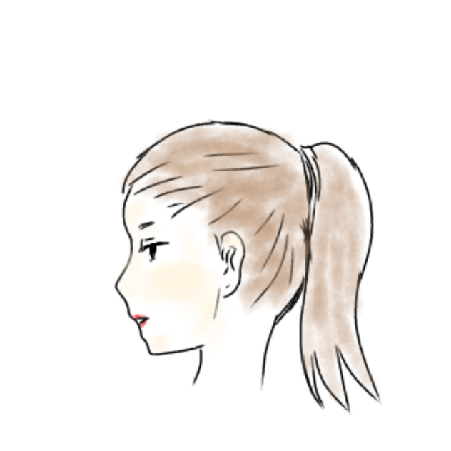 横顔