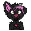 Ace sticker heart hold
