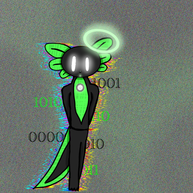 Głītçh (axolotl oc)