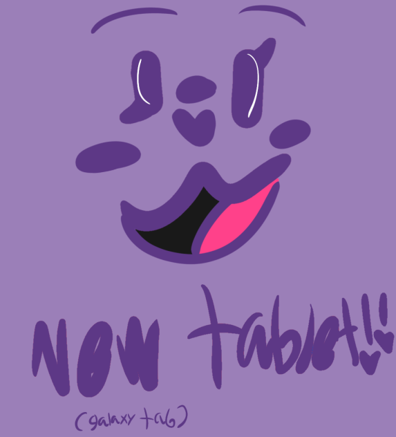 I got a new tablet!!!