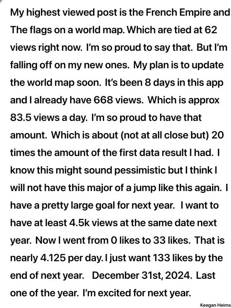 December 31st results.