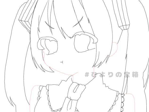 みくみく　塗り絵