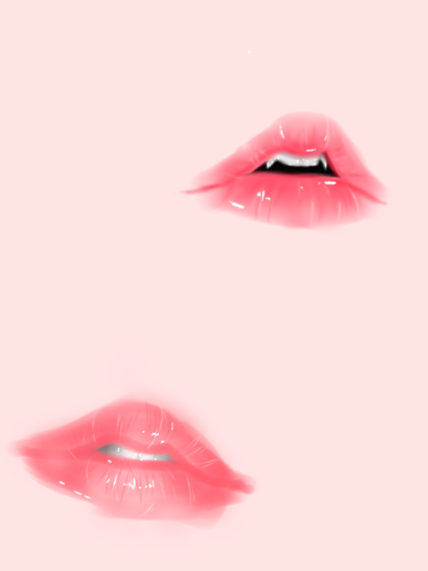 How to draw lips!