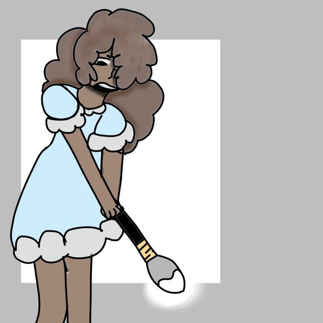 The tiny person inside my phone