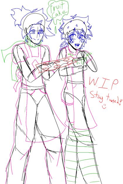 W.I.P Cosmo and Sprout.