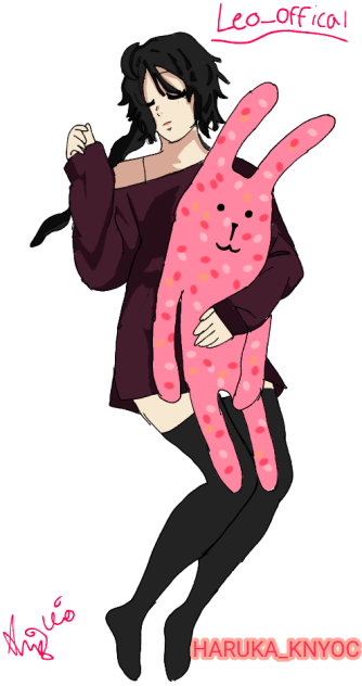 Haruka Keiko sleeping official art