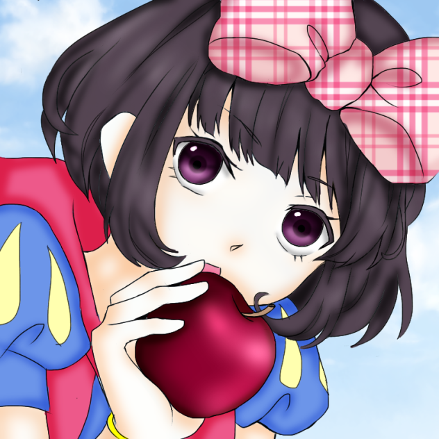 ぬり絵 白雪姫3 を塗らせていただきました Ibispaint