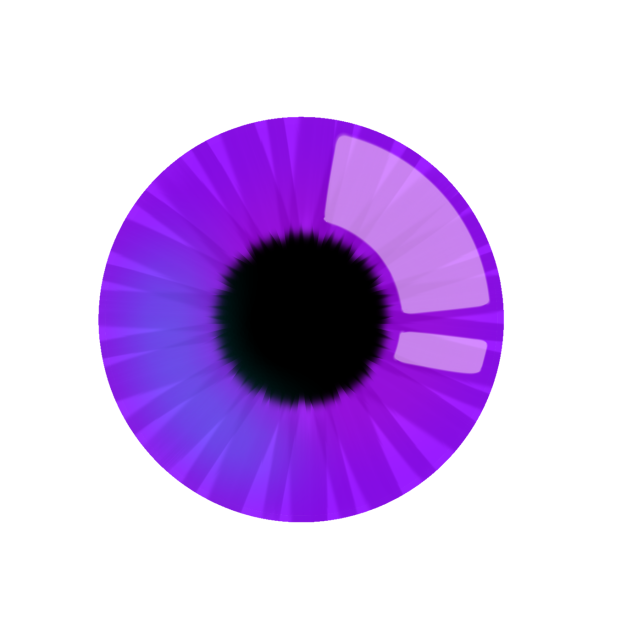 Purple eyeball 💕🌺