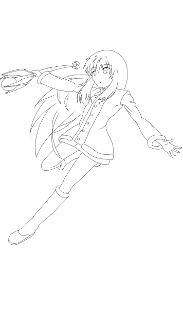 雪を降らす娘 縦version