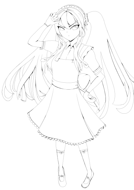 maidwork01bw
