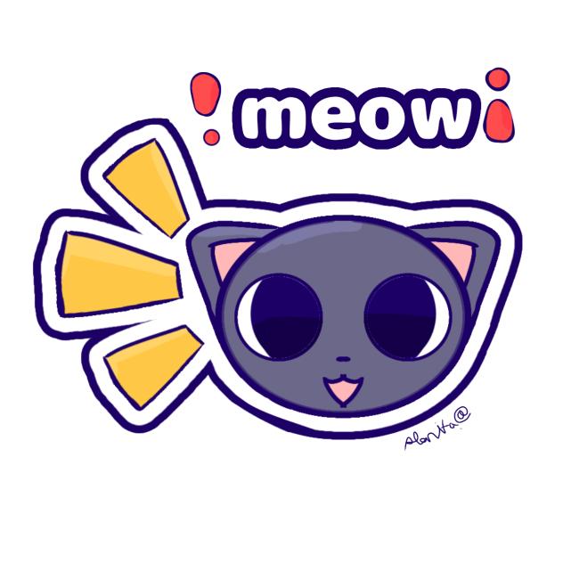 un pequeño stiker