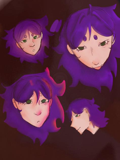 Rawr in purple 💜💜👹