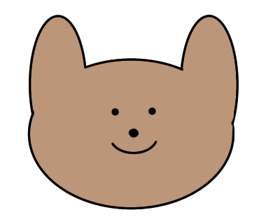 キリンのイラストを描こうとしたら最終的にクマ・ウサギ・ネコみたいなイラストなった