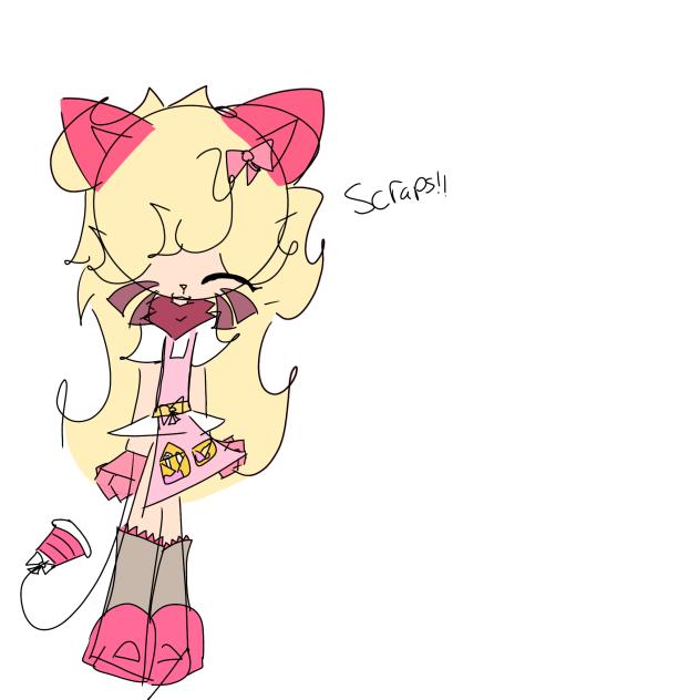 random scraps art