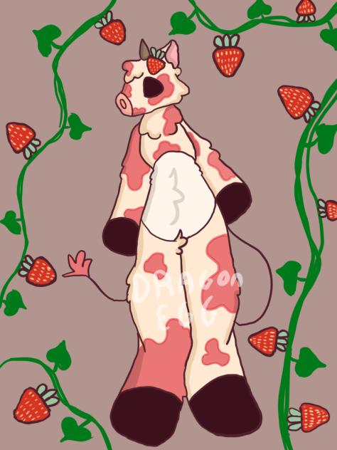 Strawberry cow🩷🍓