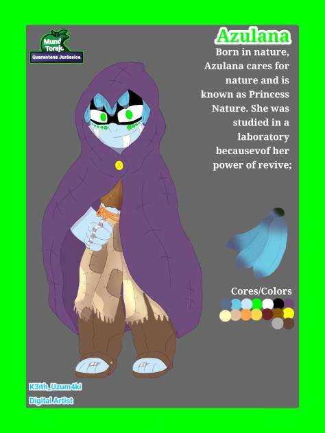 Azulana - Reference sheet;