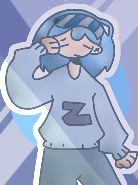 i was sleepy so i drew someone sleepy
