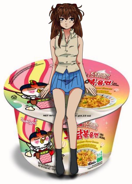 asuka figure doing her job