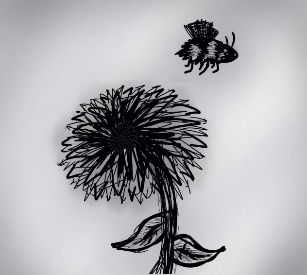 Flower With Bee