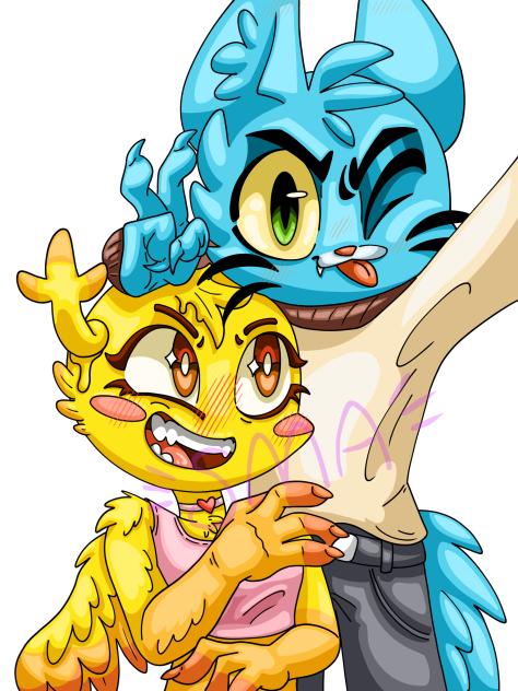 🩵Gumball and Penny💛