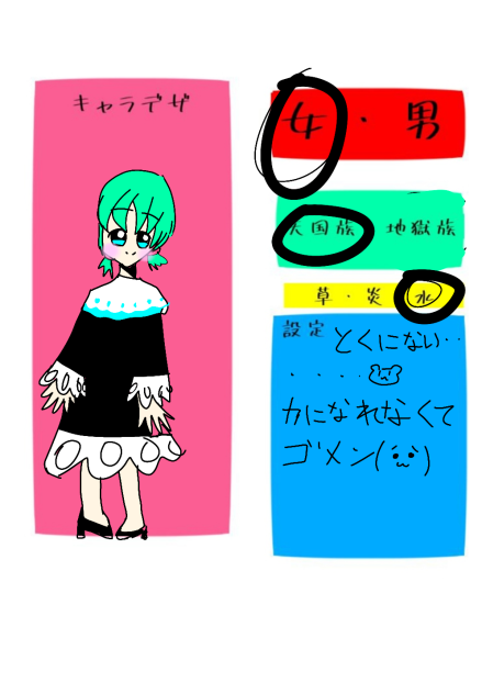 キャラ募集！