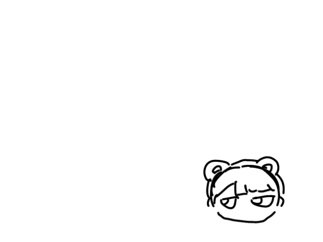 くまちゃんがハートするだけ
