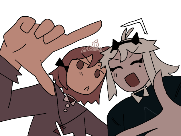 Alice & Oliver taking a picture pt2