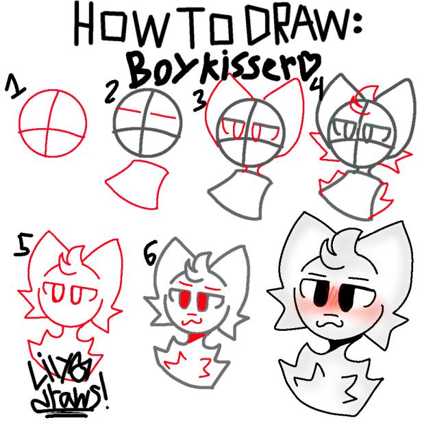 How to draw Boykisser!