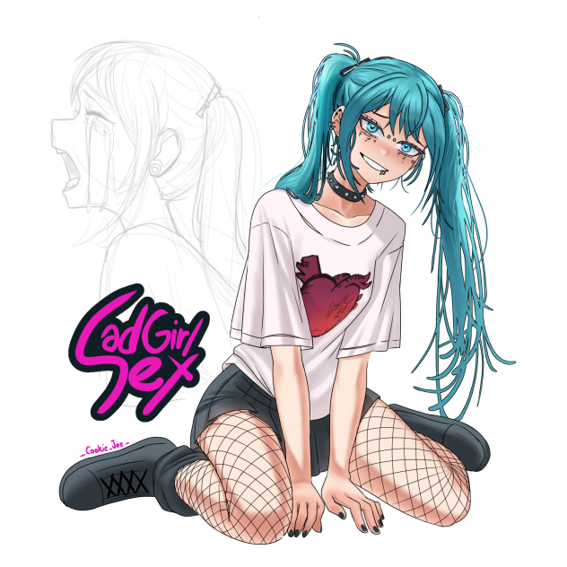 Sad Girl Miku