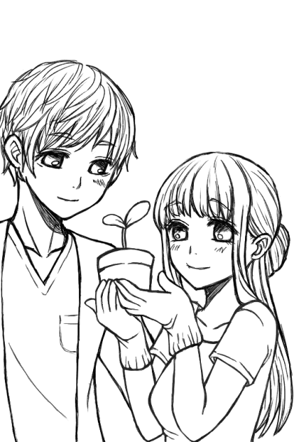 芽生えたいのち(塗ってください。)