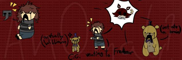 little doodles of fredbear and C.C