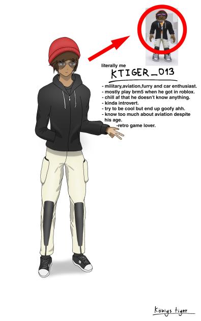 K.Tiger's roblox char.