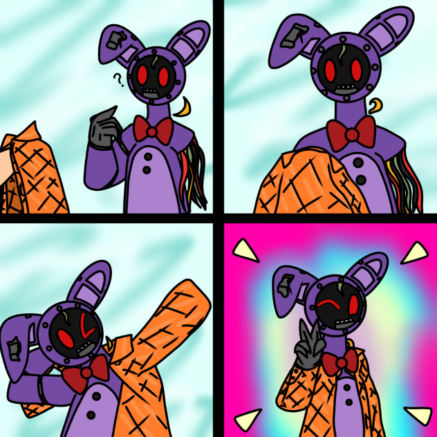 Withered Bonnie gets a coat