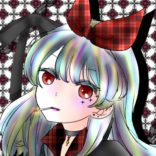 Rira様の線画を塗らせていただきました！