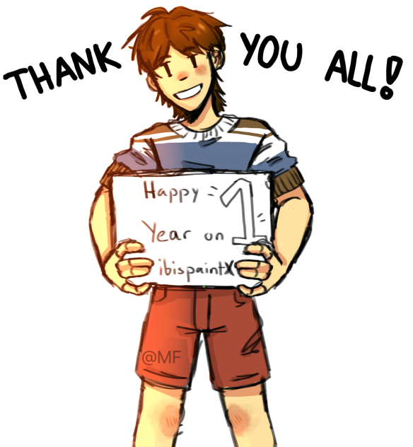HAPPY 1 YEAR ON IBISPAINTX!!!