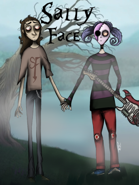 Sally Face x Tim Burton
