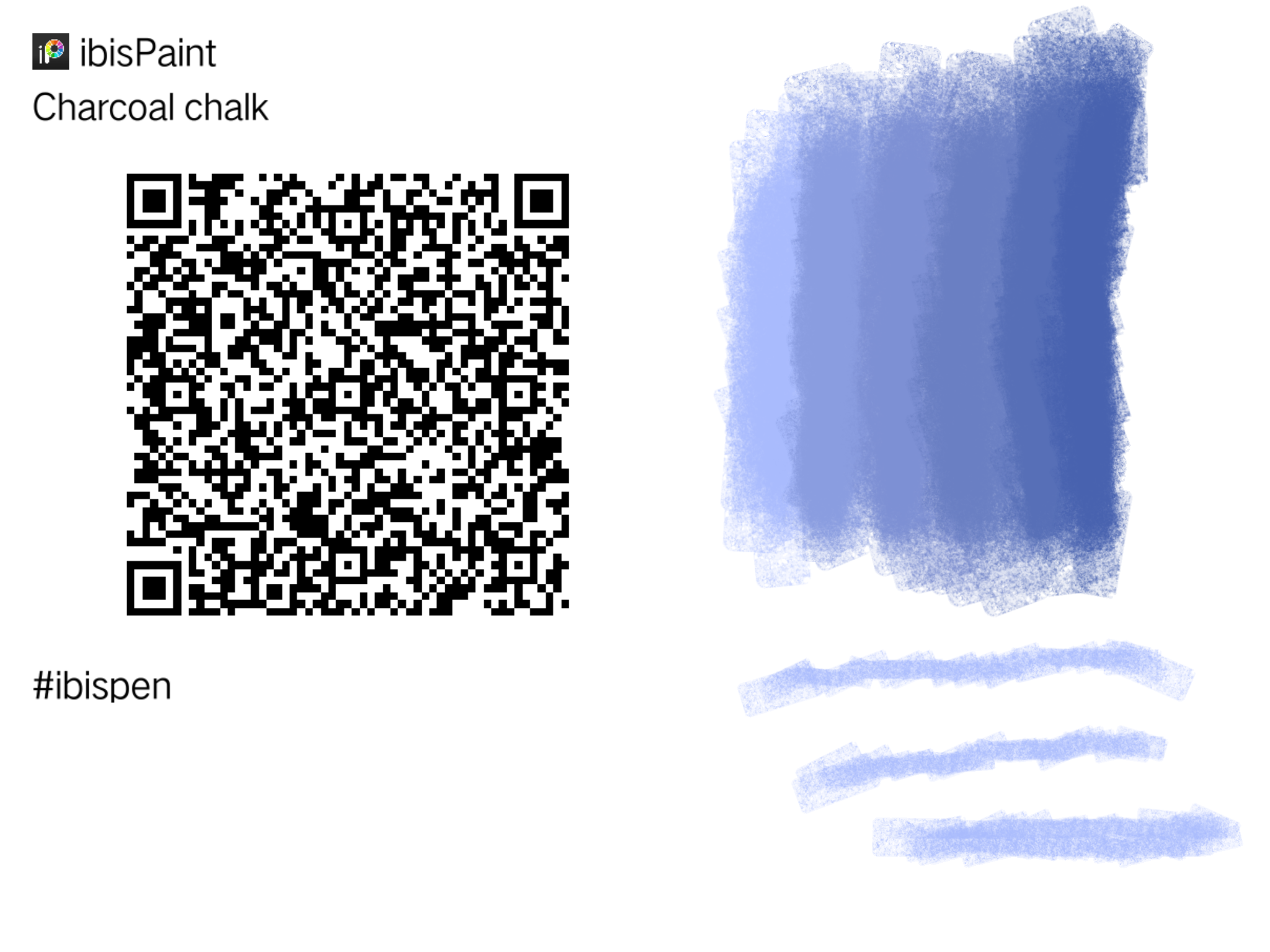 Charcoal chalk brush ibisPaint