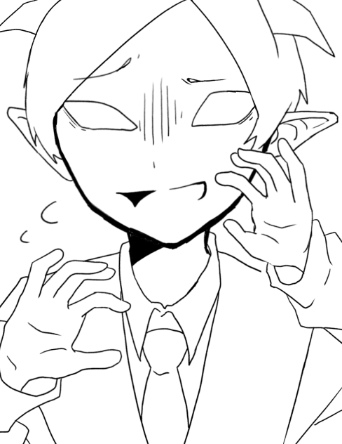 エミヲく～ん 線画