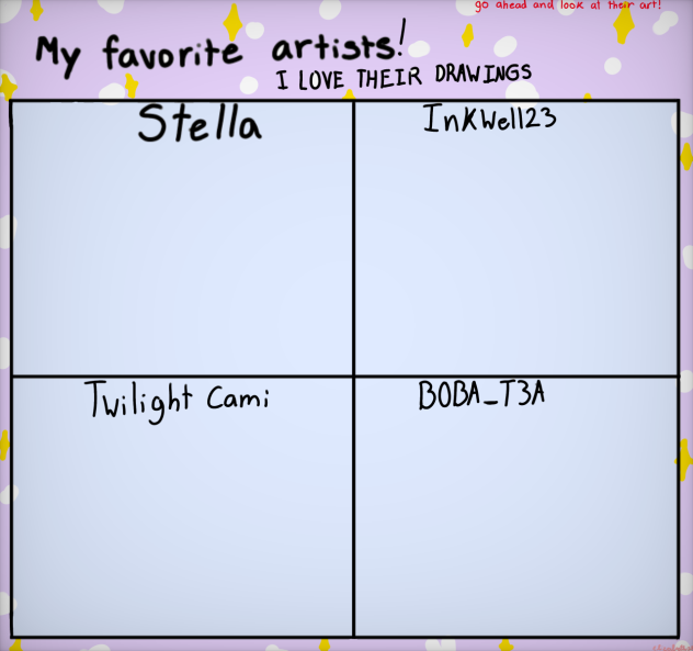 My Favorite Artists