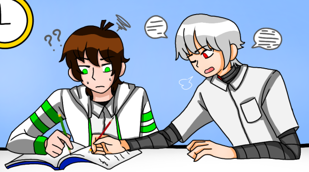 Ben 10 and Albedo in TH School