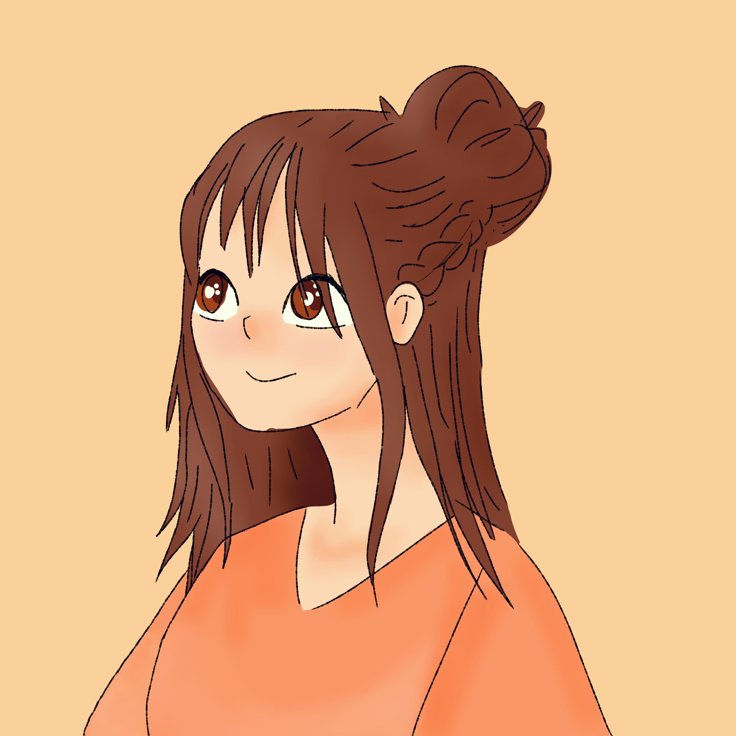 my first anime drawing - ibisPaint