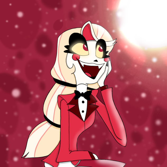 Charlie looking at the light