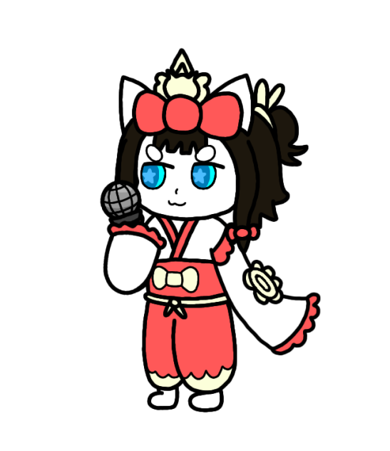巫女姫 in FNF 待機
