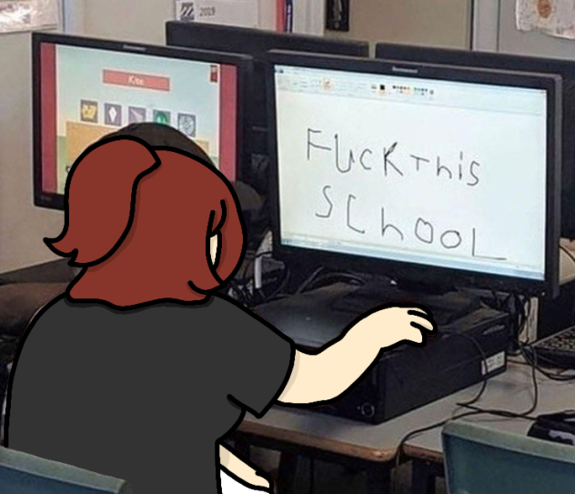 Milo hates her college