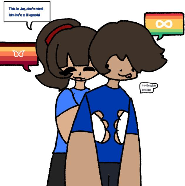 He’s autistic and don’t mind him